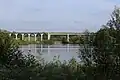 Das Schildescher Viadukt im Mai 2014 aus nordwestlicher Sicht.