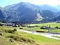 Dorfansicht vom Gommer Höhenweg aus