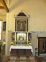 Der Marienaltar in der heutigen Mariä-Geburt-Kirche Wieliczki