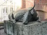 Ochsenbrunnen, 1962, Ecke Zenettistraße/Thalkirchner Straße in München