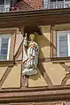 Hausfigur eines hl. Bischofs
