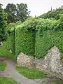 Rest eines Halbschalenturms zwischen Zwinger 21 und 23 weitere Bilder