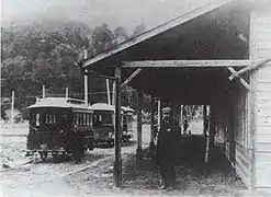 Straßenbahn-Endstation (1900)