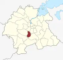 Lage des Dalum Sogn in der Odense Kommune