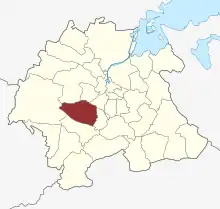 Lage des Sanderum Sogn in der Odense Kommune