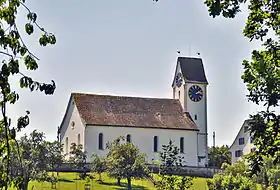 Die Kirche von Oetwil a.S.
