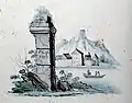 Ofenkachel von Peter Gnehm, 1792