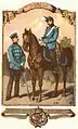 Offiziere des Regiments, 1864.