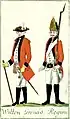 Offizier und Gemeiner des Grenadierregiments Józef de Witte.