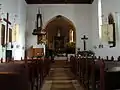 Innenraum der Wehrkirche