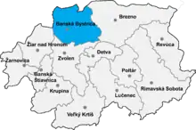 Okres Banská Bystrica in der Slowakei