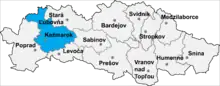Okres Kežmarok in der Slowakei