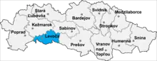 Okres Levoča in der Slowakei