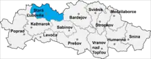 Okres Stará Ľubovňa in der Slowakei