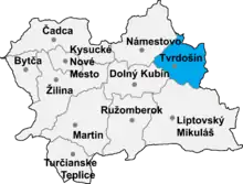 Okres Tvrdošín in der Slowakei