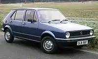Golf I (Typ&nbsp;17) (1974–1983, in Südafrika als VW Citi Golf noch bis&nbsp;2009 gebaut; Cabrio:&nbsp;1979–1993)