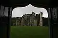 Ruinen von Old Wardour Castle von der Lodge aus