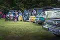Oldtimerausstellung auf dem Gelände des Heimatmuseums Aschen, Abteilung Pkw