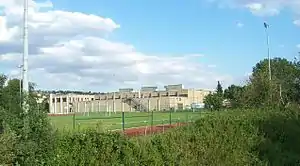 Sportplatz und Emil-Beck-Halle am Olympiastützpunkt TBB