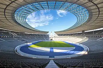Innenansicht des Olympiastadions (2015)