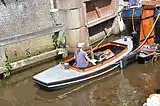 Hassailt 2012, Stoßboot in der Schleuse