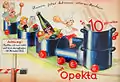 Opekta-Werbung „Hurra, jetzt können wir einkochen“, um 1950