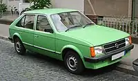 Kadett mit großer Heckklappe