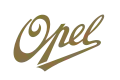 1909: schwungvoller Opel-Schriftzug