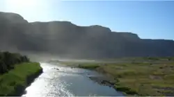 Der Oranje zwischen Noordoewer (Namibia) und Vioolsdrift (Südafrika)