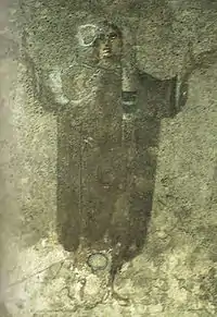 Cubicolo della Velata, Frau in Orantenpose, 3. Jahrhundert
