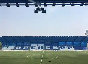 Das Gasowik-Stadion im Juli 2016