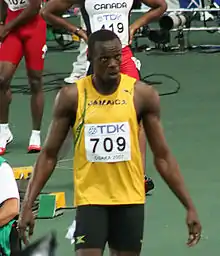 Der hier noch nicht einmal 19-jährige spätere Dominator Usain Bolt erreichte im Finale den achten&nbsp;Platz