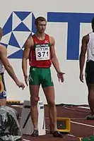 Andrej Krautschanka erreichte nach seiner Disqualifikation über 100&nbsp;Meter im Weitsprung 955&nbsp;Punkte, gab anschließend jedoch&nbsp;auf