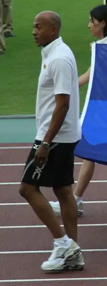 Frank Fredericks, zwei Jahre zuvor Weltmeister über 200&nbsp;Meter, belegte Rang vier – fünf Tage später errang er Silber über 200&nbsp;Meter