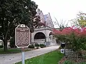 Hinweisschild des Historic Place