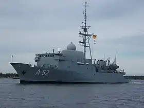 Die Oste (A 52), vor Eckernförde