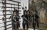 Historische Waffen und Rüstungen auf der Burg Hochosterwitz, Österreich