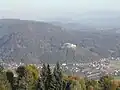 Blick zur Burg vom Oswaldiberg
