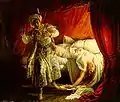 Tod der Desdemona. Gemälde von Alexandre Marie Colin (1829)