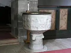 Taufstein, Ende des 12.&nbsp;Jahrhunderts