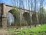 Viadukt der stillgelegten Eisenbahnlinie Molsheim-Saverne
