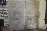 Epitaphien für die Äbtissinnen Verena Degelin von Wangen (†&nbsp;1551) und Elisabeth Degelin von Wangen (†&nbsp;1567)