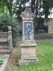 Otto Baischs Grab auf dem Stuttgarter Pragfriedhof.