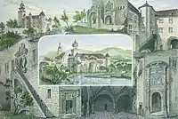 Schloss Neuenstein (Hohenlohe), 1880.