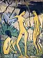 Drei Frauen von Otto Mueller, 1915