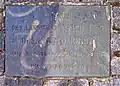 Gedenktafel zu Ehren von Otto Rindt am Senftenberger See