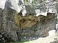 Infanteriebunker Ova Spin Nord A 7634: Scharte