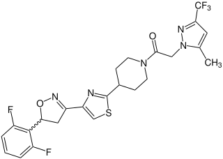 Strukturformel von Oxathiapiprolin