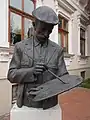 Celesztin-Pállya-Statue
