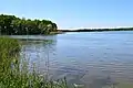 Blick über den See nach Westen